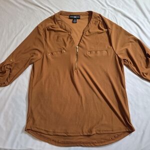 INC International Concepts Women's Orange Top